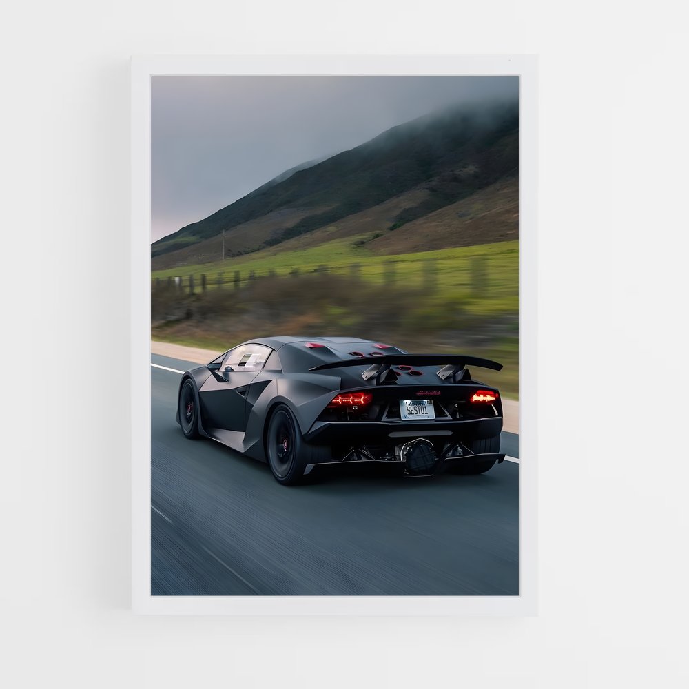 Poster Les Agneaux Enchantés – affiche Lamborghini (vue 3)